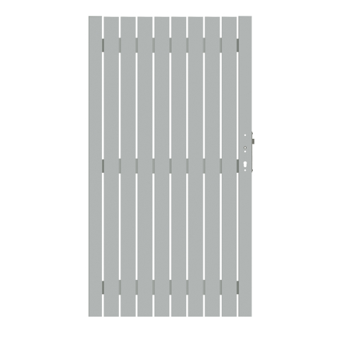 Squadra Tor silber 2555, DIN rechts 98x180cm