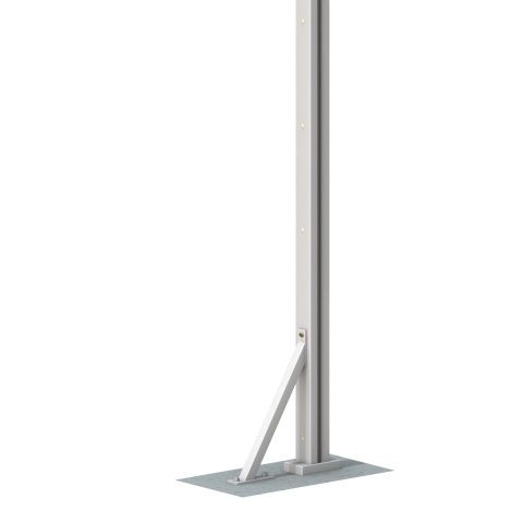 System Sturmanker Plus silber 2896, Hhe 47cm