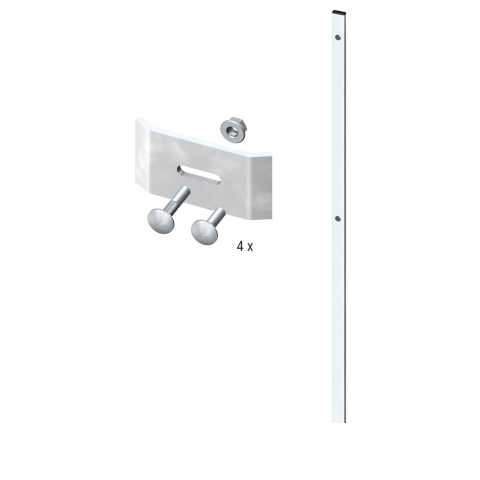 Gabionen-Zaun-Adapter Set 601 - Lnge: 192cm