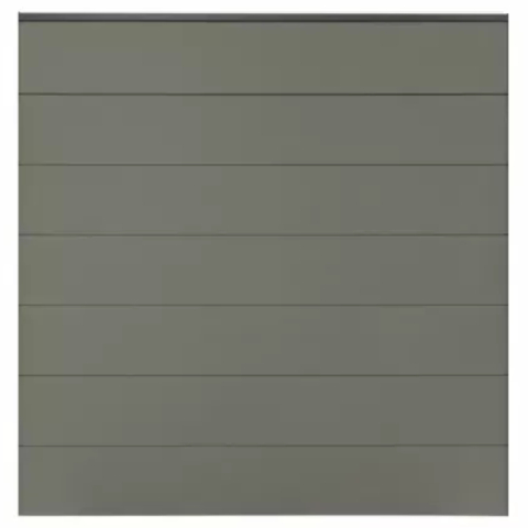 GrojaSolid Grande BPC Steckzaun 180x180cm grau