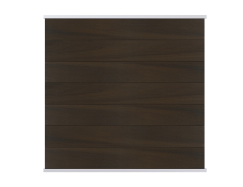 Osmo Multi Fence Co-Extrusion Grundelement 180x178cm Walnut Leisten Aluminium