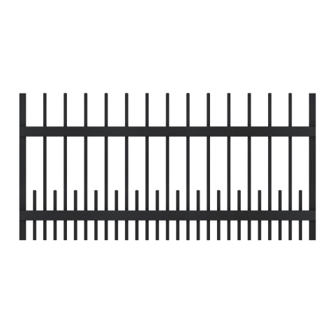 Osmo Alu Fence Square Niedrigzaun 180x89 cm